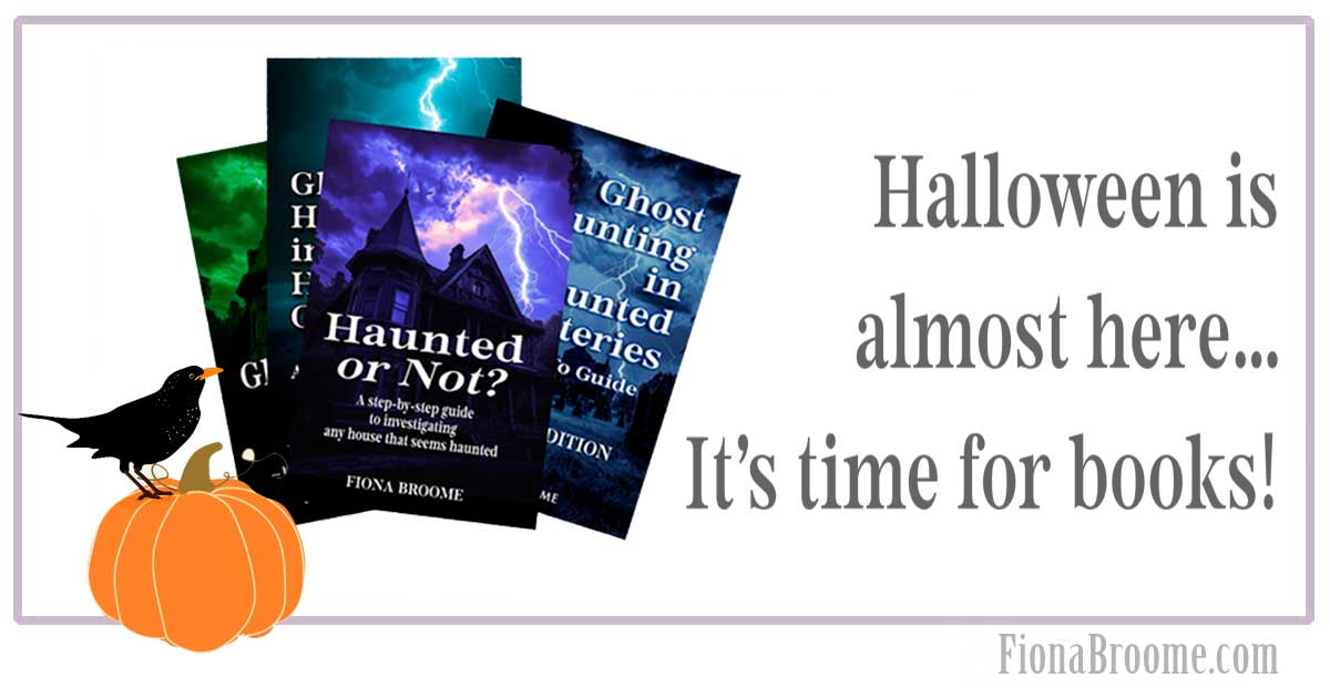 Halloween is time for more ghost hunting books!